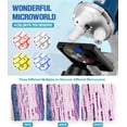 thumbnail image 4 of Microscopio Harzt para niños de 58 piezas con aumento de 100X-1200X, 4 of 7