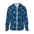 thumbnail image 1 of Balery Stingray Sudadera ligera de manga larga con capucha y protección solar UPF 50+ para hombre y mujer, ideal para pesca y running-Small, 1 of 7