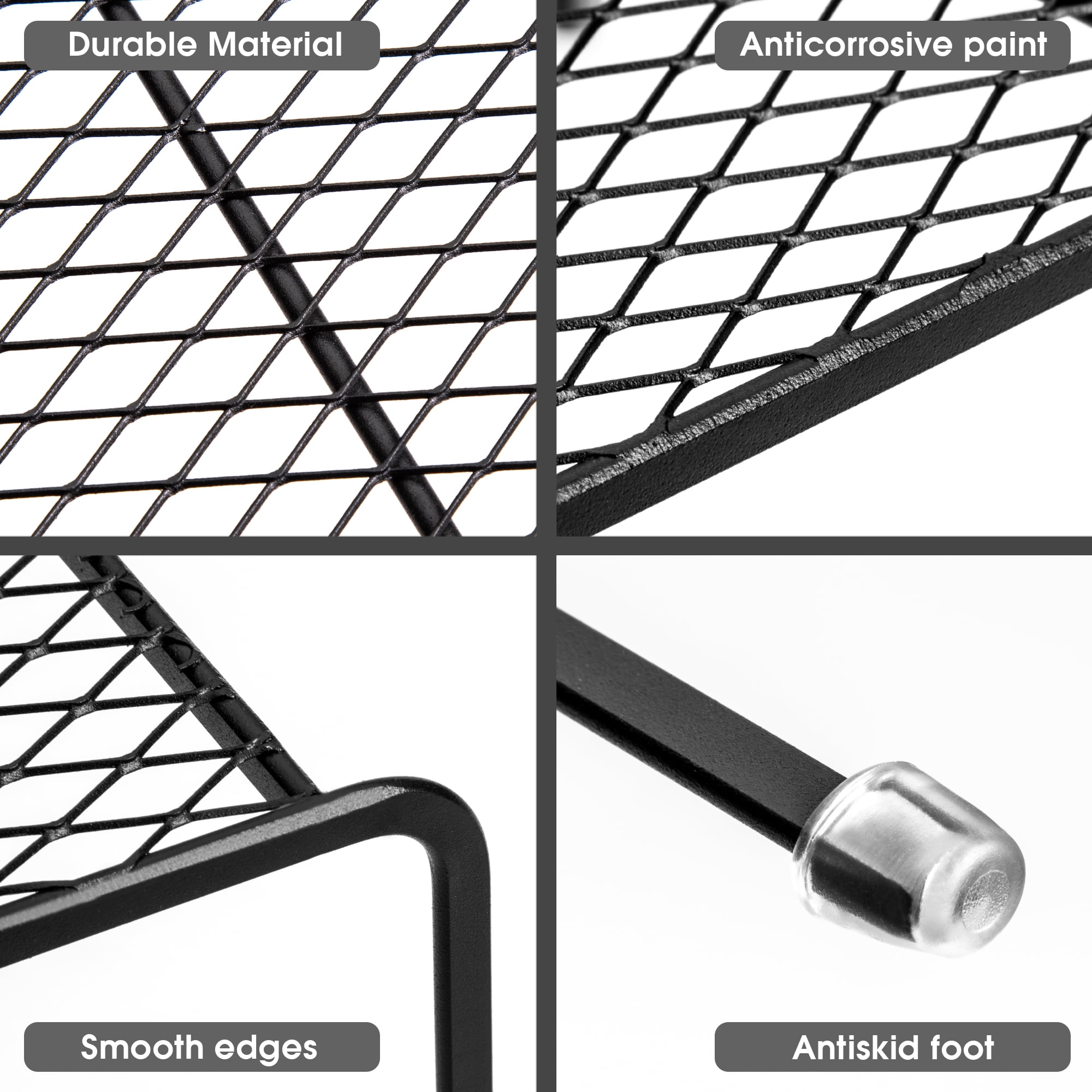 Buy Mimifly Kitchen Cupboard Organiser2 Pack Metal Wire Storage Shelf