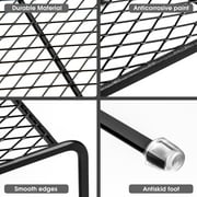 Mimifly Stackable 2-Shelf Kitchen Cupboard Kitchen Pantry Organizers, Pair, Black, 2 Count