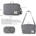 thumbnail image 4 of Stroller Organizer, Large Universal Stroller Bag Stroller Accessories with Shoulder Strap, Grey, 4 of 5