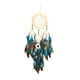 thumbnail image 1 of Adorno Colgante de Pared de Macramé con Borla de Plumas, 20x75cm, Decoración Decorativa Hecha a Mano para El Hogar, para Cafetería Y Estudio, Versátil Circulo blanco, 1 of 9