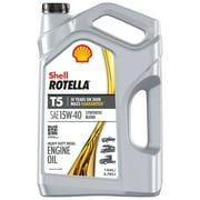 Shell Rotella T5 Synthetic Blend 15W-40 Diesel Engine Oil, 1 Gallon