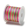 thumbnail image 2 of 6-Ply Segment Dyed Round Nylon Thread with Spool Colorful 0.4mm about 54.68 Yards(50m)/Roll, 2 of 3