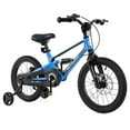 thumbnail image 1 of Costway Vélo pour Enfants de 16 Pouces avec Roues Stabilisatrices et Freins à Disque Doubles, Siège Ajustable, Alliage de Magnésium, Bleu, 1 of 10