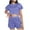 Purple, variant on Hfnxid womens pajamas set Women's Solid Color Thin Loose And Casual Home Tank Tops Short Pants Pajamas Sets