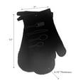 thumbnail image 2 of 2 PC Utensil Front Stitched Oven Mitt Black, 2 of 3