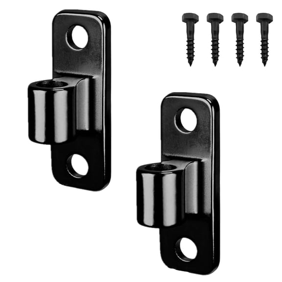 2Pcs Hole Hinge,Heavy Duty Gate Hinges, High Strength Steel with E-Coating Finish,Thick Rustproof Hinges for Farm Gates, Chain Link Fences, Barns, Sheds & Driveways
