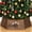 Brown, variant on Ktinnead Wooden Christmas Tree Collar Box 30'' Hexagon Brown Christmas Tree Base Cover Decor for Artificial Tree,Rustic Tree Skirt Alternative for Farmhouse Holiday Dector