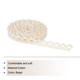 thumbnail image 3 of Uxcell Lace Ribbon 10 Yards 0.39 Inch Cotton Lace Trim for Craft,Gift Wrappers,Headbands,Beige Style 4, 3 of 5
