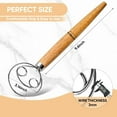 thumbnail image 3 of IPOHVUG Danish Dough Whisk - Bread Whisk with Stainless Steel Dough Hook - Traditional Dutch Whisk - Dough Mixer Hand Tool and Sourdough Bread Making Tools and Supplies, 3 of 7