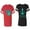 Men Red / Women Black, variant on Captain First Mate Matching Couple Cotton Jerseys (Men Red / Women Black) (Men S / Women S)