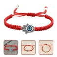 thumbnail image 4 of 2pcs Pulsera de ojo malvado hecho a mano Evil Oye Entento Pulsero ajustable Amuleto Pulseras de amuleto, 4 of 8