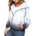 thumbnail image 5 of Purcoar Raincoat Women Lightweight Waterproof Rain Jackets Outdoor Hooded Windbreaker XS-XXL, 5 of 9