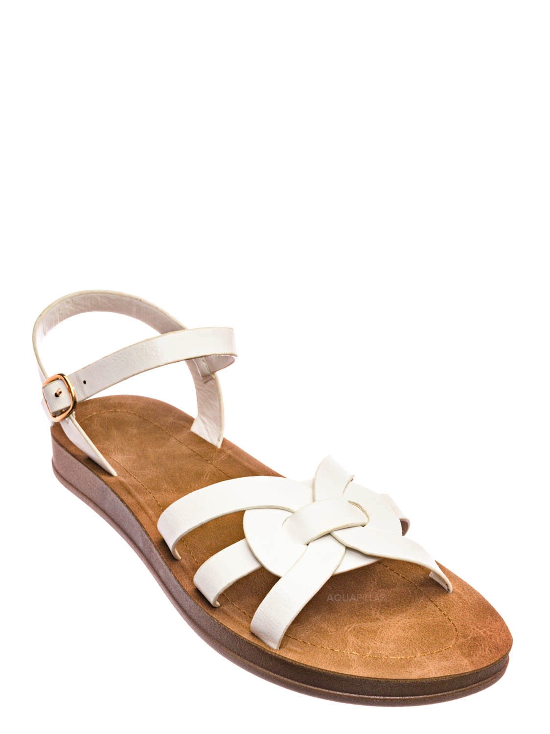 Bamboo - Marmie32 by Bamboo, Ankle Strap Flexible Sandal - Women ...