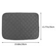 thumbnail image 2 of BRIGHTFUFU Small Pet Mats Grey Cloth Washable 1Set, 2 of 7