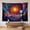 A, variant on XaaKee Tapestry Wall Hanging, Surreal Cosmic Landscape Rainbow Stars Tapestry For Bedroom, High-Quality Polyester Large Wall Tapestry For Living Room Dorm, 60x40Inch
