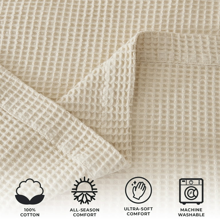 Organic Cotton Waffle Weave Blanket - Soft, Luxurious, Lightweight and  Perfect Summer Twin XL Blanket - Versatile, Breathable, All-Natural,  Toxic-Free