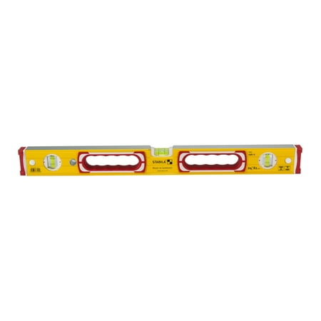 

Stabila 37424 24 Heavy-Duty Aluminum Builder s Level with Shock-Absorbing Caps
