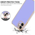 thumbnail image 5 of Compatible with iPhone 12 Case, Cute Wristband Holder Slim Lightweight Hard PC TPU Bumper Scratch Resistent Shockproof Protective Phone Cover for iPhone 12 6.1''- Lavender Purple., 5 of 13