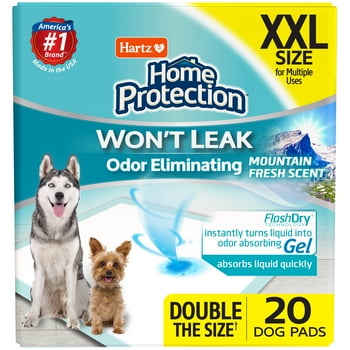 Hartz Home Protection ain Fresh Scent Dog Pads, 2XL, 30in x 30in, 20ct