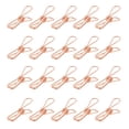 thumbnail image 1 of Abrazaderas para ropa Pinzas para ropa a prueba de viento Abrazaderas de ropa de metal para lavandería (20PCS), 1 of 2