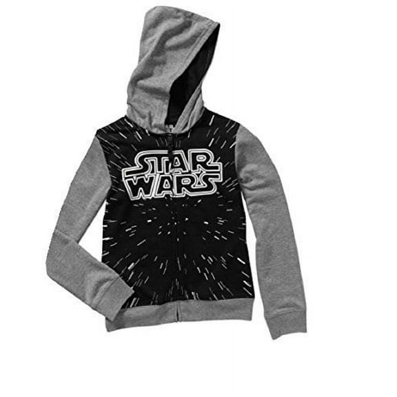 Star Wars Girls' French Terry Zip-Front Hoodie Sweatshirt XS - XL (xs 4/5)