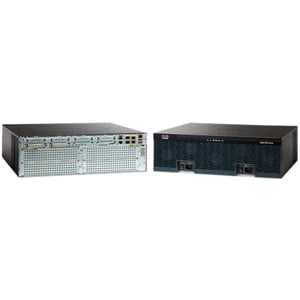 Cisco 3945 ISR with 4 EHWIC 4 DSP 4 SM 256MB CF 1GB DRAM IPB by Cisco