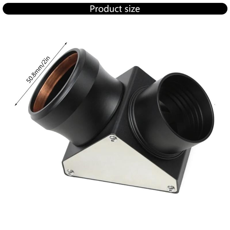 lanema 2 Inch Summit Mirror with Precisions Optics Educational Tool High Reflectivity for Clear Accurate Observations