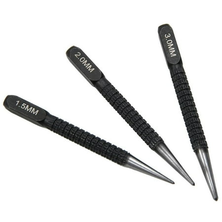 

BAMILL 1pc 1.5mm/2mm/3mm Alloy Steel Center Punch Metal Wood Marking Drilling Tools