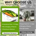 thumbnail image 5 of Reusable Aluminum Foil Sealable Storage Bags, Vacuum Zipper Pouches, Moisture Proof and Heat Resistant, Durable Reusable Design for Meal Prep Freezing Storage, 5 of 7