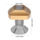 thumbnail image 2 of Homoyoyo 4Ud Tuercas T Montura Deslizante De Inoxidable Y Latón Para De Hydrofoil, 2 of 7