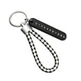 thumbnail image 2 of Guardurnaity Llavero de goma antipérdida para llave de coche, llavero portátil de punto para coche Ropa, zapatos y accesorios Miscelánea Blanco negro, 2 of 6
