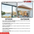 thumbnail image 4 of 5Core Outdoor Speakers Stereo In Wall 100W Peak Passive Home Audio System, 4 of 12