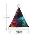 thumbnail image 3 of Cauagu Neon Spectrum Cat Portrait for Adult Christmas Hat,1-Pack Xmas Holiday Hat Santa Hat for Women & Men Festive Headwear Accessories Fit for Christmas/New Year/Party, 3 of 6