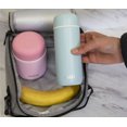 thumbnail image 3 of Mira 7oz Insulated Small Thermos Flask, Kids Vacuum Insulated Water Bottle, Leak Proof, Pearl Blue, 3 of 7