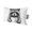 Black, White, Gray, variant on Cute Otters Print Outdoor Pillows for Chaise Lounge Chair Waterproof Lumbar Pillows with Insert&Strap Beach Headrest Pillow Modern Cartoon Holding Towels Grey Pillow for Patio Pool 11"x16"
