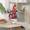 thumbnail image 6 of YOHAVEN Small Christmas Tree Tabletop Mini Xmas Tree Bonsai Decorations Holiday Party Favors for Living Room Office Bedroom Counter Display Shop Cafe Indoor Holiday Decor, 6 of 6