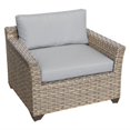 thumbnail image 1 of TK Classics Monterey Outdoor Traditional Wicker Club Chair in Gray, 1 of 2
