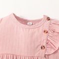 thumbnail image 4 of Sngxgn Baby Girl Cotton Bodysuit Long Sleeve Jumpsuit Outfits Clothes(Pink,100), 4 of 6