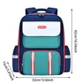 thumbnail image 4 of ibiyuan School Backpacks Large Capacity Spacious Multi Pocket School Bag for Ages 5th 6th 8th 10th, Primary, Middle Elementary, High School, Travel, Weekend Trip, 4 of 9