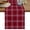 Red, Burgundy, White, variant on Grey Checkered Short Table Runner 60 Inches Long, Rustic Farmhouse Buffalo Plaid Cotton Linen Table Runners Dresser Scarves, Fabric Tabletop Scarf Furniture Cover for Home Dinner Party Decor 13"x60"