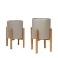 thumbnail image 2 of Amara Large Planter Set, 2 of 4