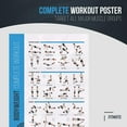 thumbnail image 2 of FitMate Bodyweight Workout Exercise Poster - Workout Routine with Free Weights, Home Gym Decor, Room Guide (16.5 x 25 Inch), 2 of 5