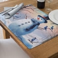 thumbnail image 2 of Maison Concepts Placemat Plastic Placemat Blue Jay and Snowman - Set of 12 - 10.75 L x 16.75 W, 2 of 3