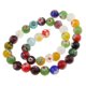 thumbnail image 1 of Una Cadena De De Semillas De Artesanales, Multicolores Para Joyas, Suministros De , Manualidades De Bricolaje. - 10 mm Sunnimix Cuentas de Millifiori, 1 of 8