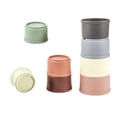 thumbnail image 1 of Vogacara Gran oferta, taza apilable de reloj de arena de paja de trigo, juguete educativo para bañera, anillo apilable, torre de juguete, Type2 NO2, 1 of 6