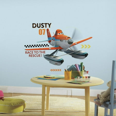 - Planes Fire and Rescue Dusty Peel and Stick Giant Wall Decals