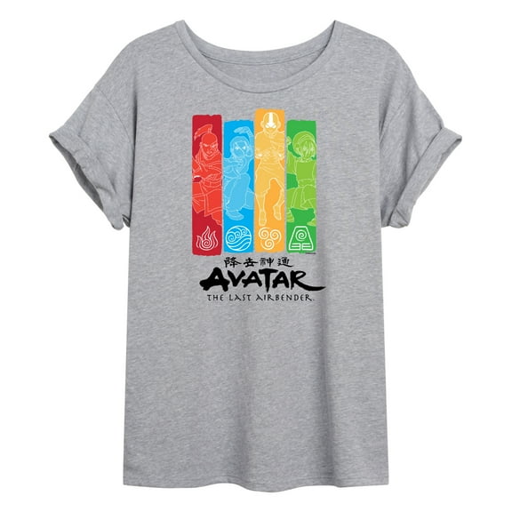 Avatar: The Last Airbender - Four Nations - Juniors Ideal Flowy Muscle T-Shirt