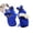 Blue, variant on Waterproof Rain Boots Set for Dogs, 4 Pcs Doggy Boots Small Dog Shoes Outdoor Paw Protectors